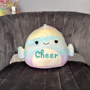 Fish squishmellow that says cheer